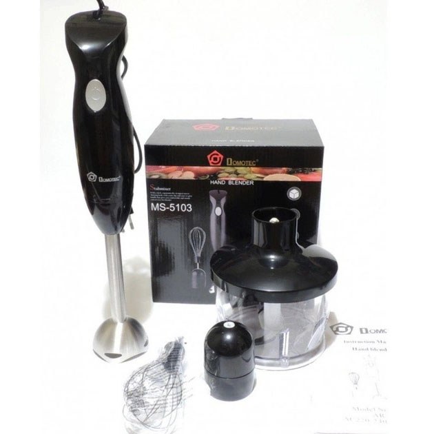 Блендер DOMOTEC MS-5103 3в1 занурювальний 500Вт