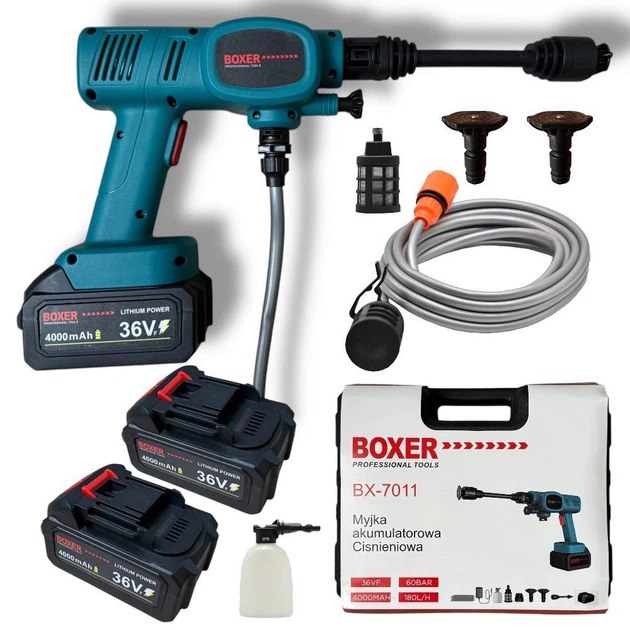 Акумуляторна автомийка Boxer BX-7011 високого тиску 2 АКБ 36в